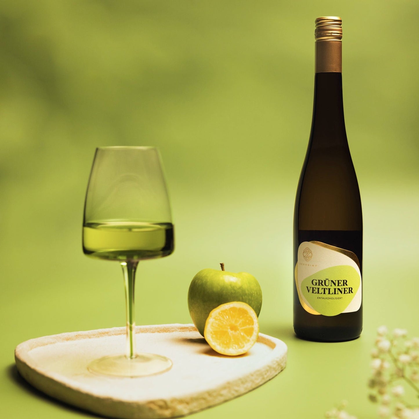 Nealkoholinis baltasis vynas ZERONIMO Grüner Veltliner