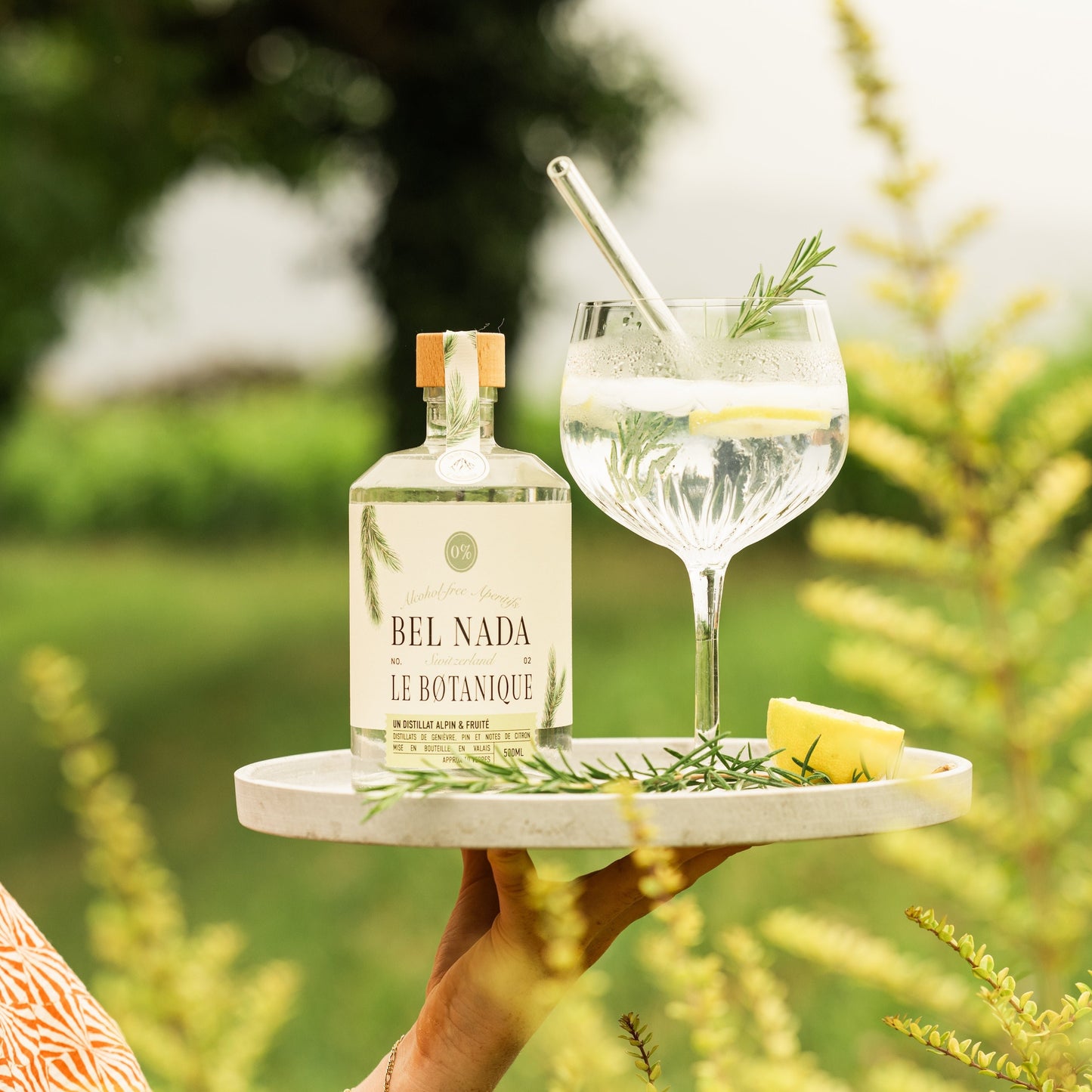 Nealkoholinis džino stiliaus gėrimas BEL NADA LE BOTANIQUE