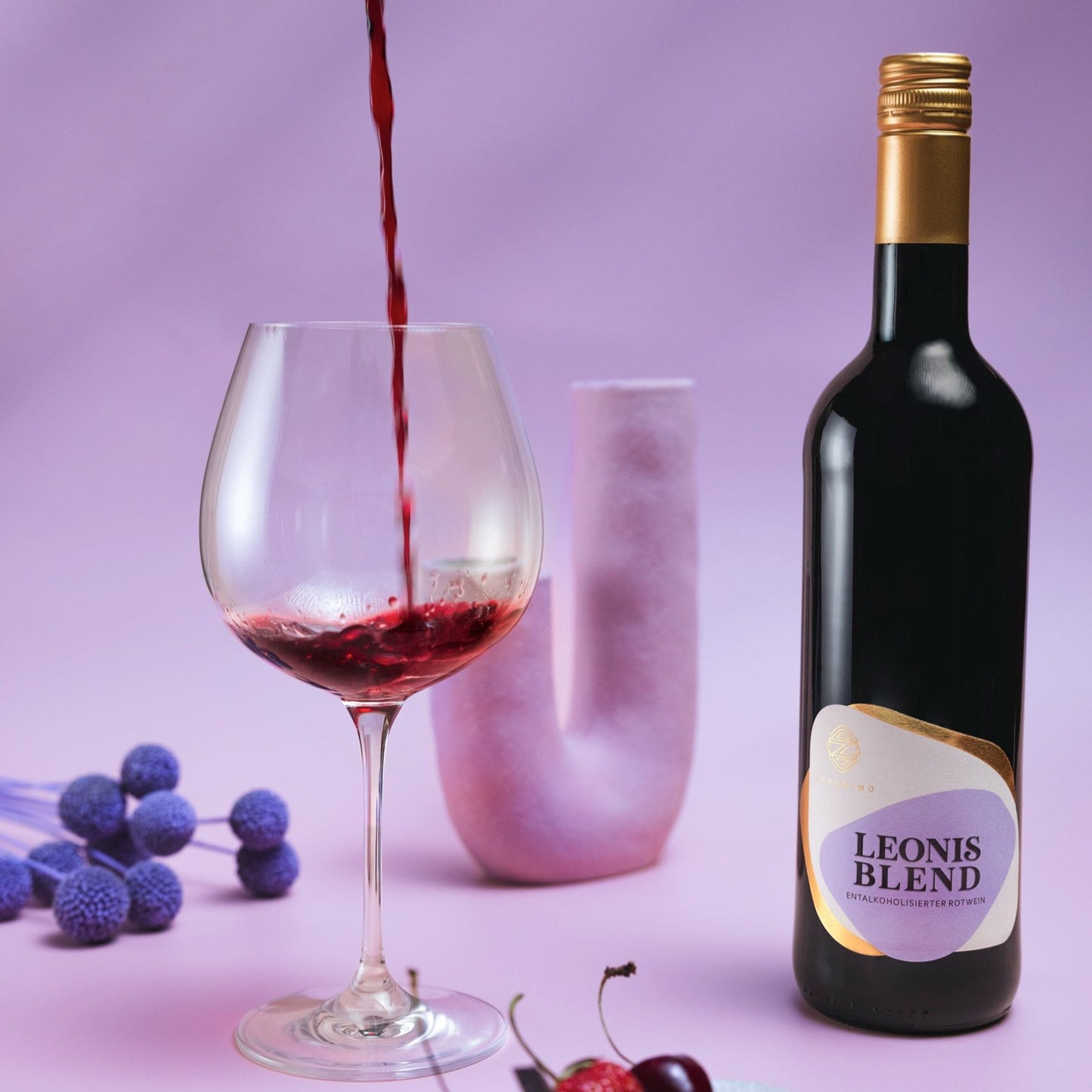 Nealkoholinis raudonasis vynas ZERONIMO Leonis Blend