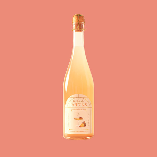 Gurmaniškas nealkoholinis putojantis aperityvas Jardins White grape & Walnut