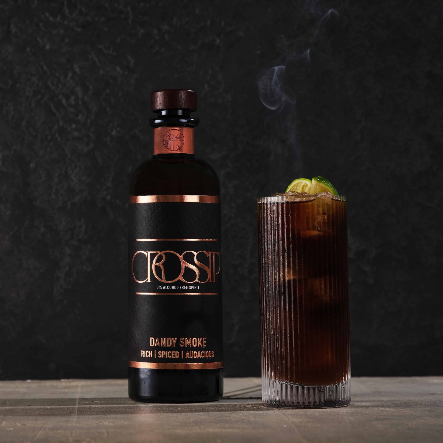 Nealkoholinis gėrimas kokteiliams CROSSIP DANDY SMOKE