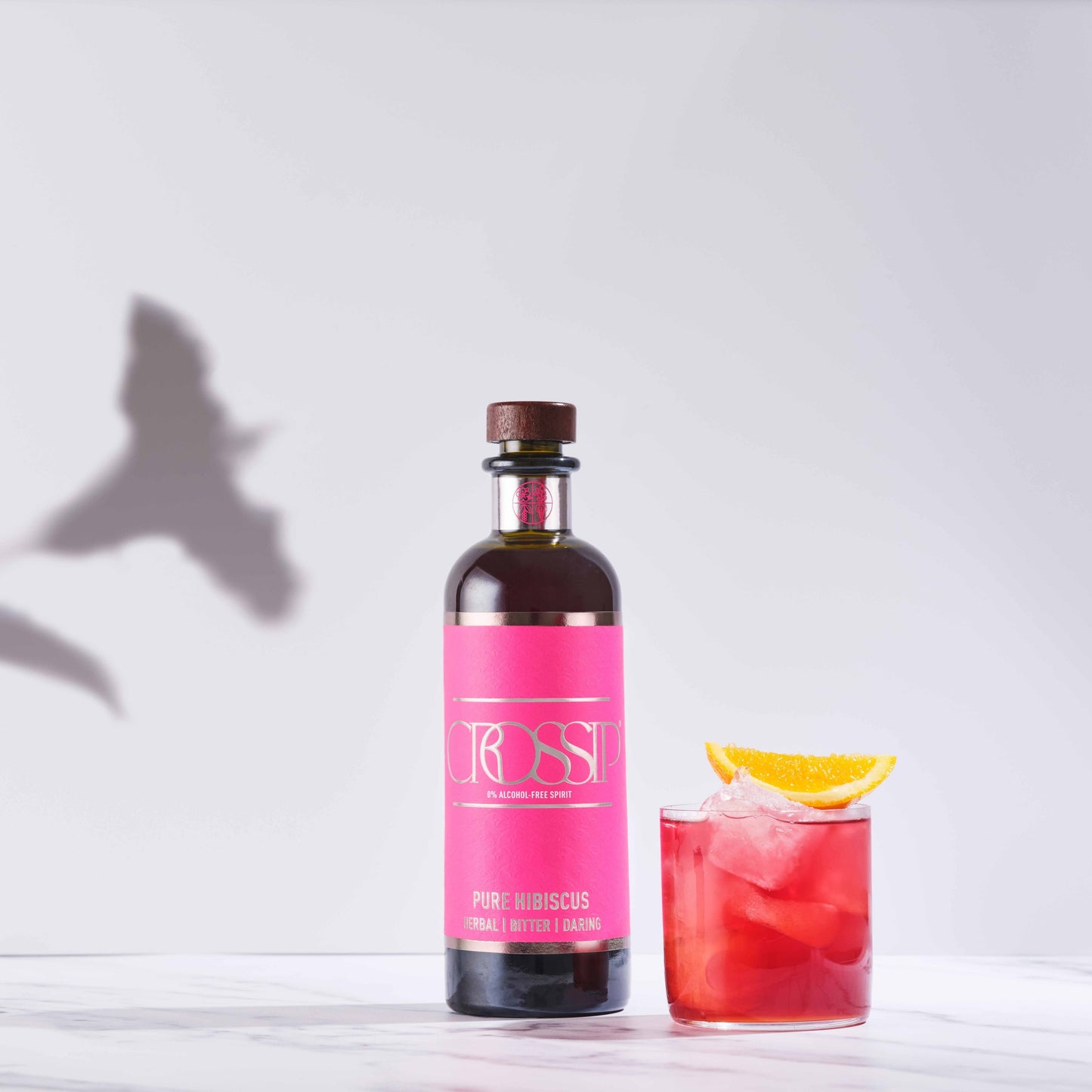 Nealkoholinis gėrimas kokteiliams CROSSIP PURE HIBISCUS